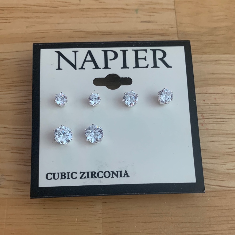 Napier Cubic Zirconia Earring Set
